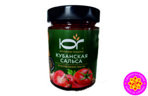 Соус томатный «Кубанская сальса», торговая марка «ЮГ АКТУАЛЬНЫЕ ПРОДУКТЫ»