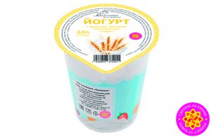 Йогурт с массовой долей жира 2,5%  с фруктово-злаковым наполнителем «Злаки»