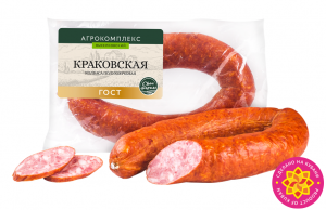 Колбасные изделия полукопченые категории Б: колбаса полукопченая «Краковская»